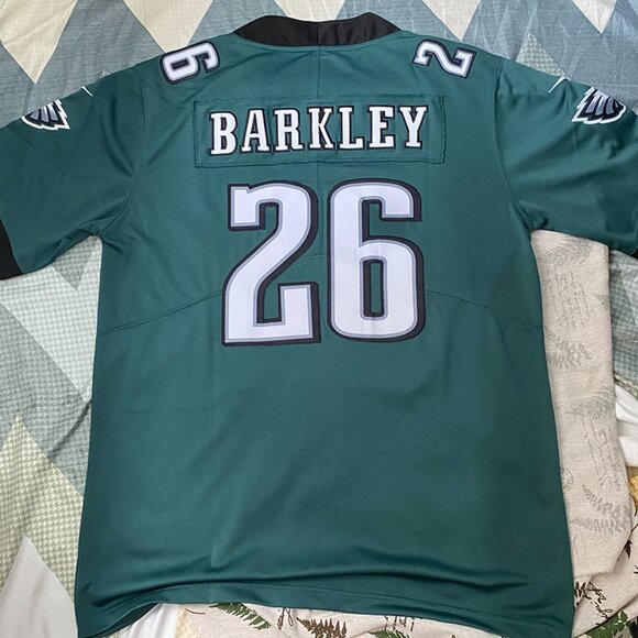 Saquon Barkley #26 Vapor FUSE Jersey Midnight Green - Picture 6 of 7